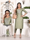 Titli Vol 1 By Pt Rayon Viscose Dobby Surat Kurti Wholesale Market
